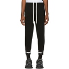 Neil Barrett Black Striped Webbing Lounge Pants