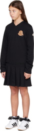 Moncler Enfant Big Kids Black Pleated Skirt Dress