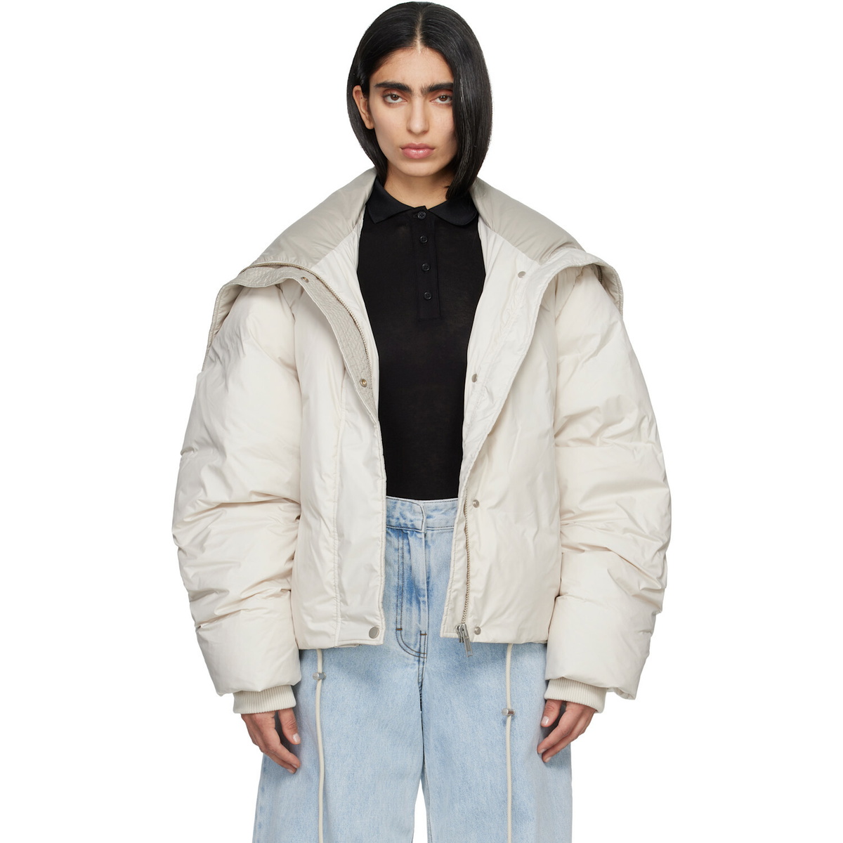 Entire Studios Off-White Kelly Down Jacket