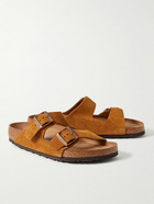 Birkenstock - Arizona Suede Sandals - Brown