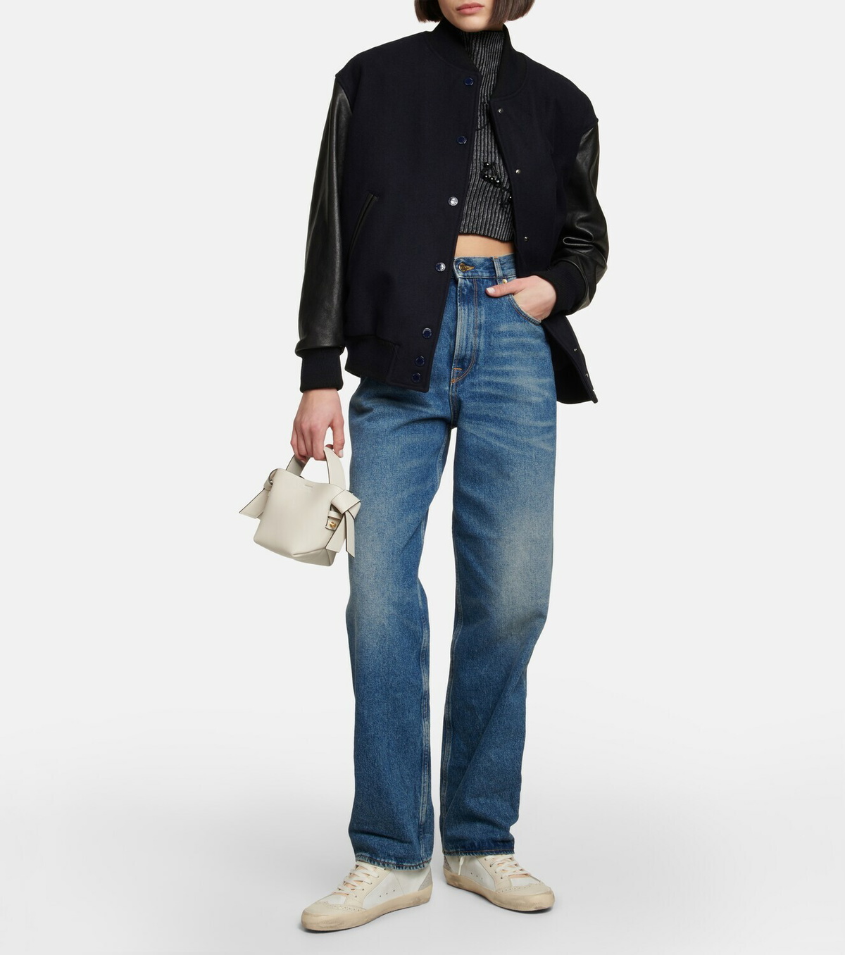 Golden Goose Brown Viscose Bomber