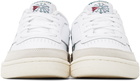 Reebok Classics White & Green Club C Revenge Sneakers