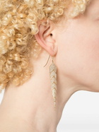 Jacquie Aiche 14Kt Yellow Gold Fishtail Diamond Drop Earrings
