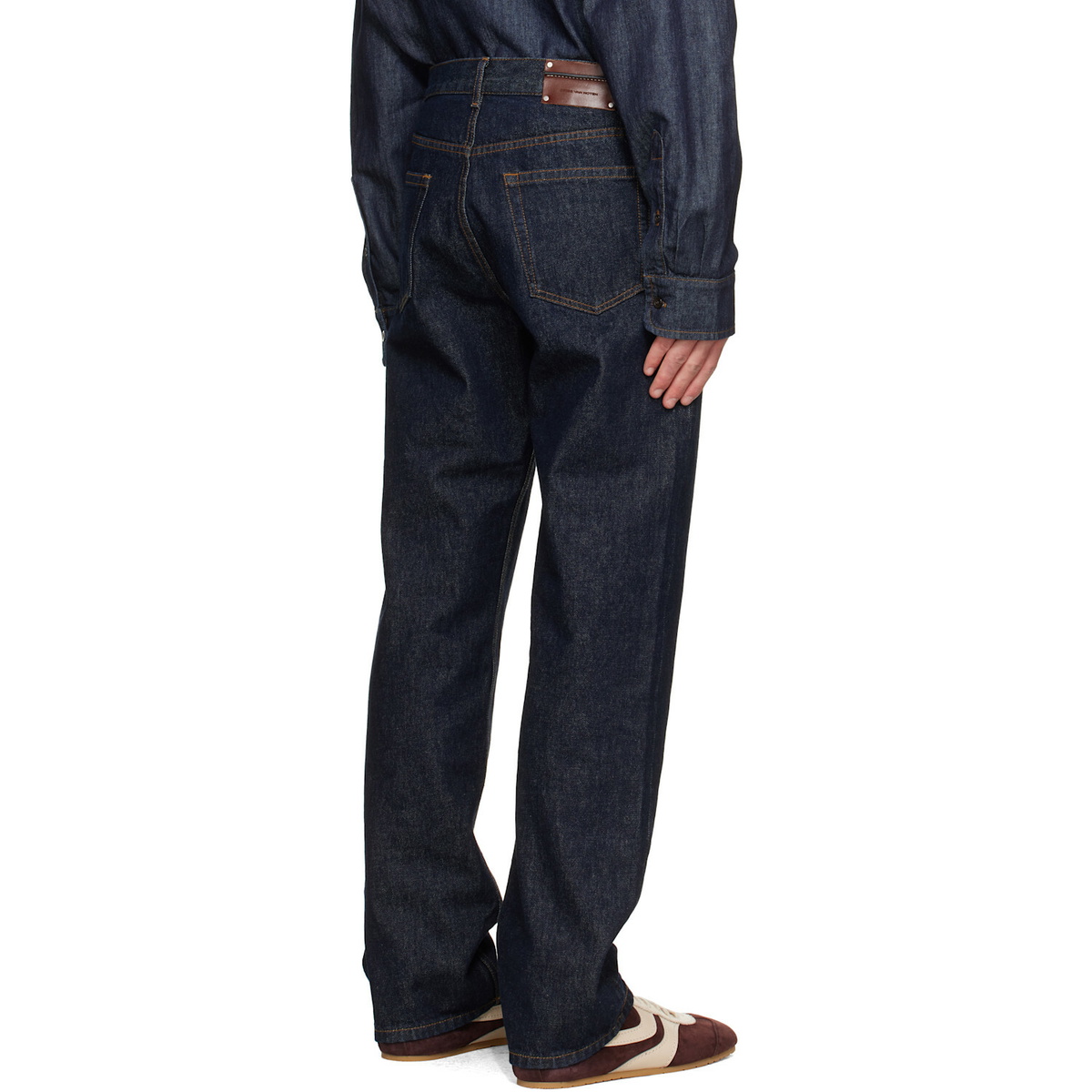 Dries Van Noten Blue Straight Jeans
