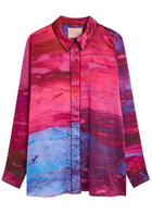 Roksanda Leonara Printed Silk Shirt Multicoloured 1