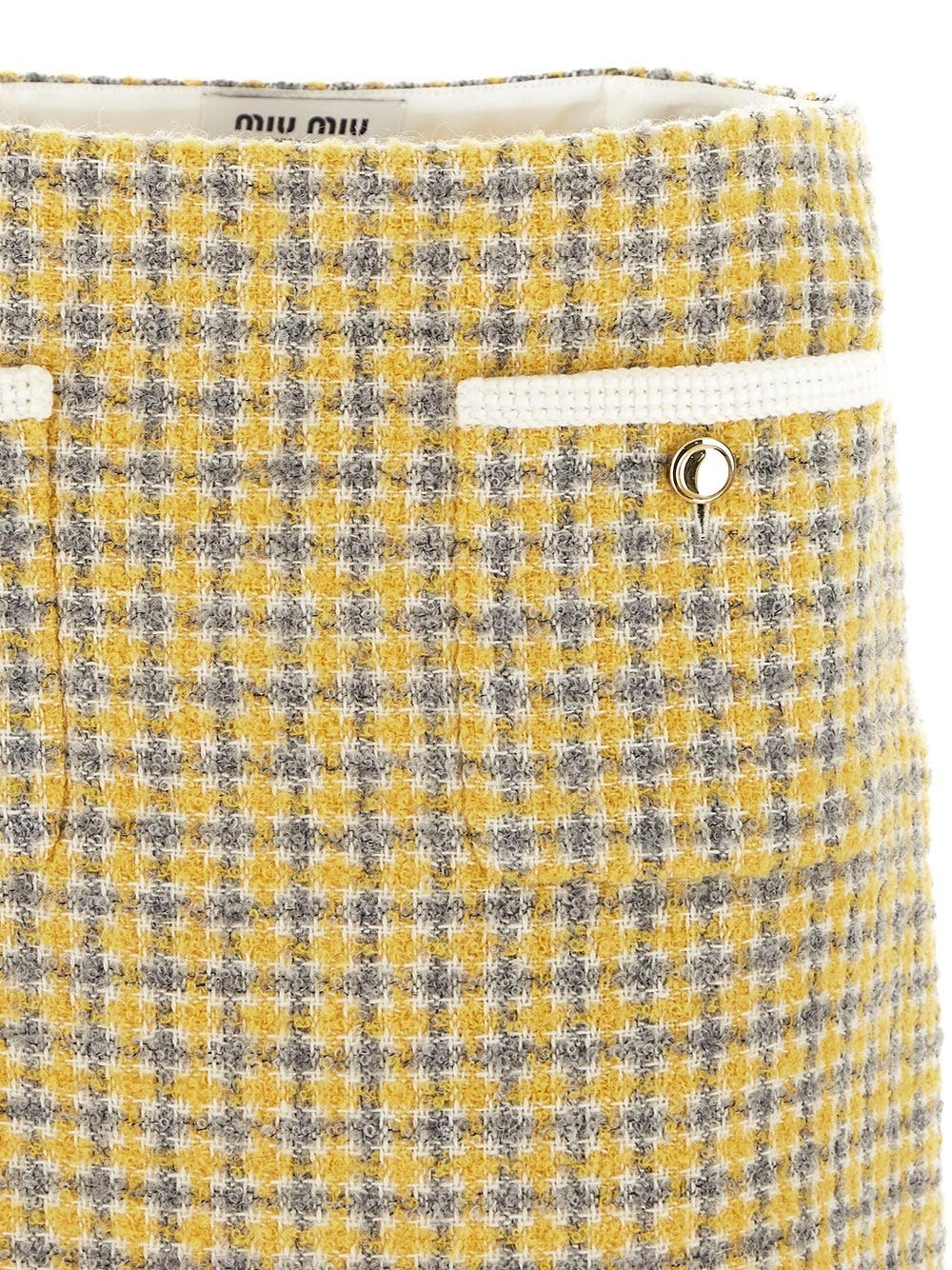 Miu Miu Bouclè Miniskirt Miu Miu