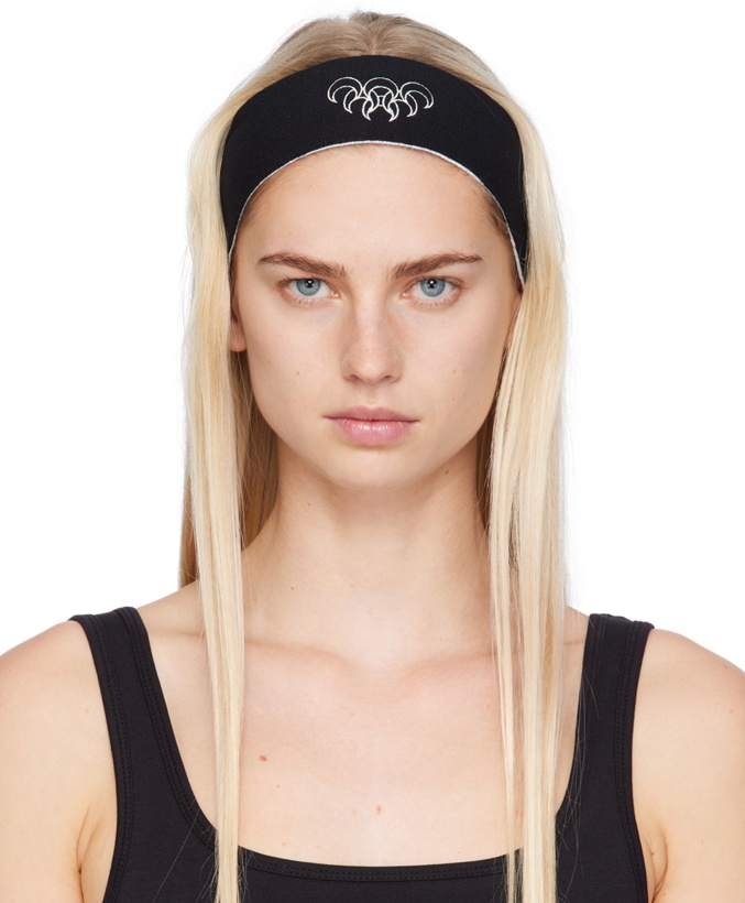 Photo: Marine Serre SSENSE Exclusive Black Six Moons Capsule Headband