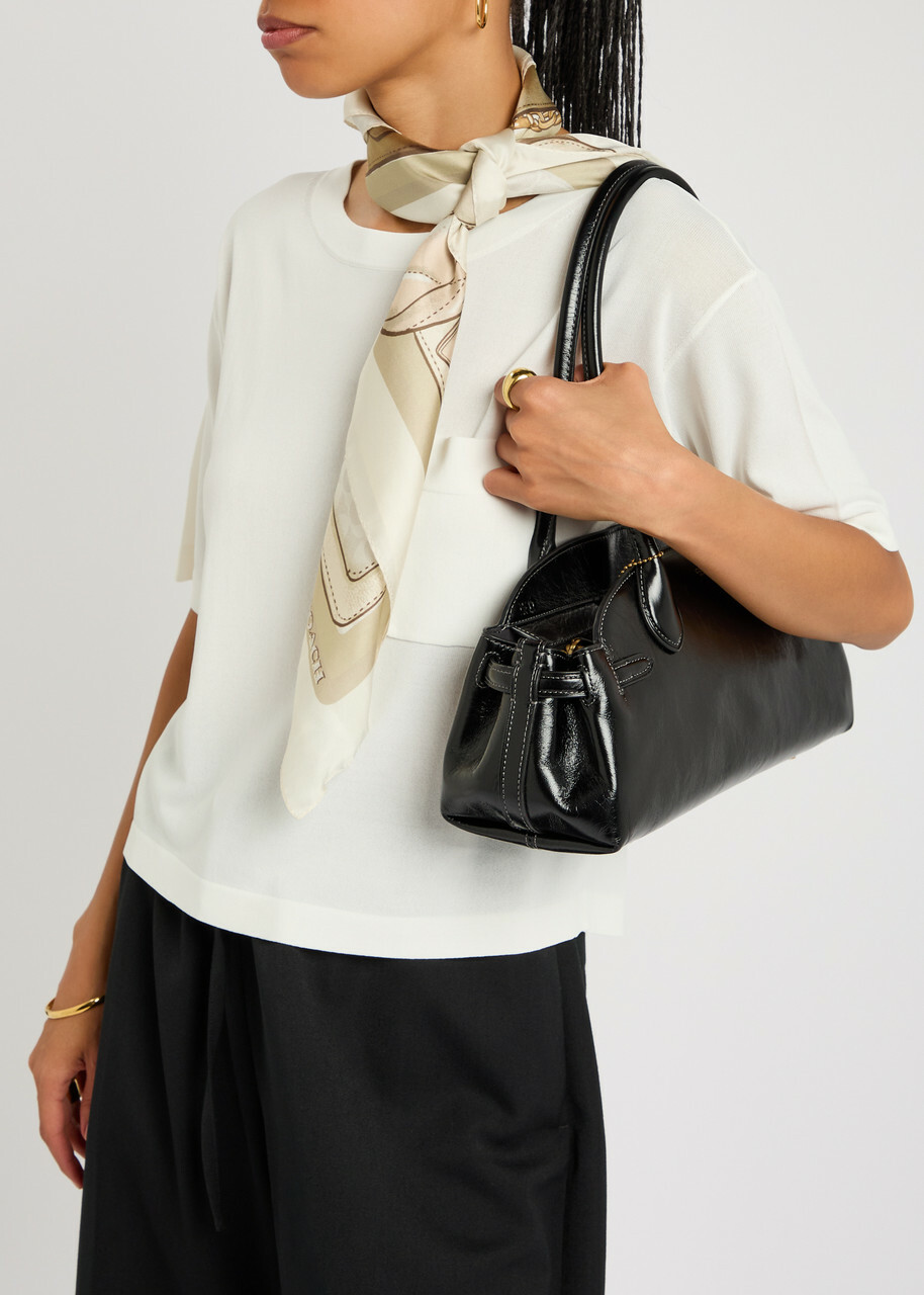 Coach Tabby Silk Scarf - White - One Size