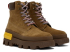 Moncler Brown Mon Corp Boots