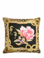 ROBERTO CAVALLI Rosamare Silk Cushion