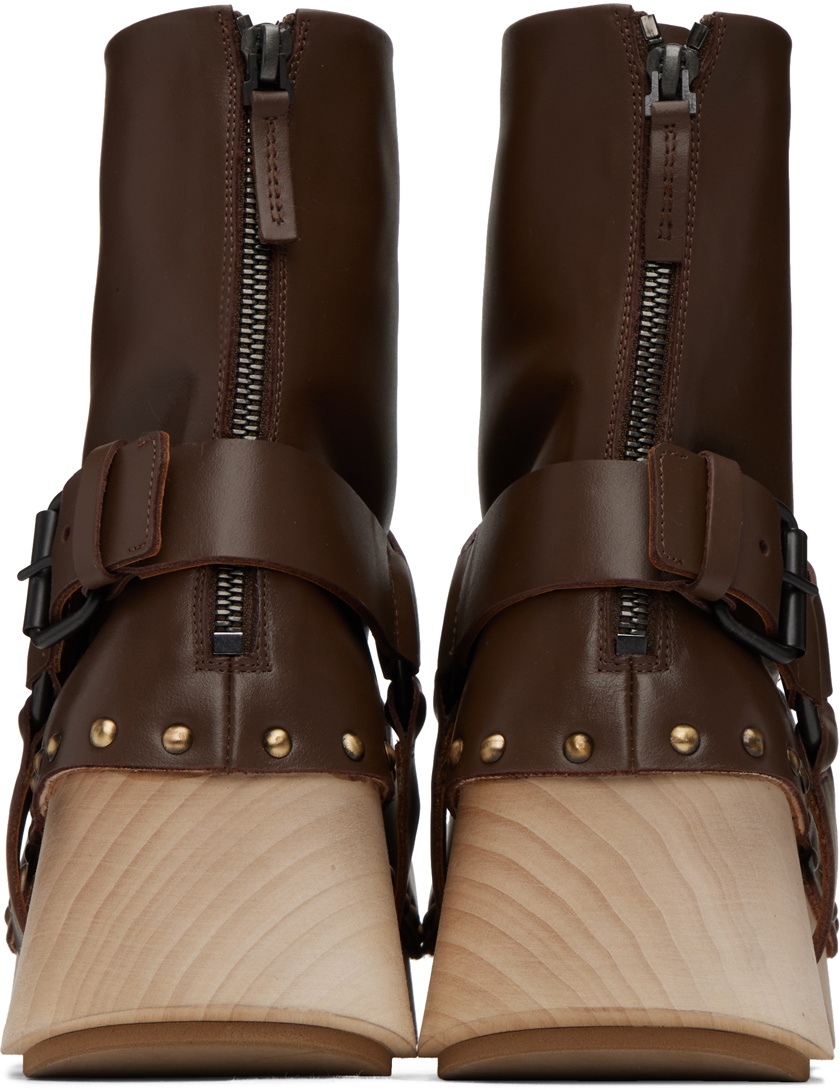Marsèll Brown Bottone Boots Marsèll