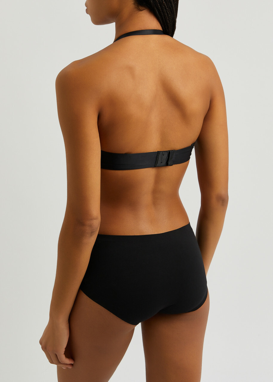 Wolford Sheer Touch Satin Push-up bra Black