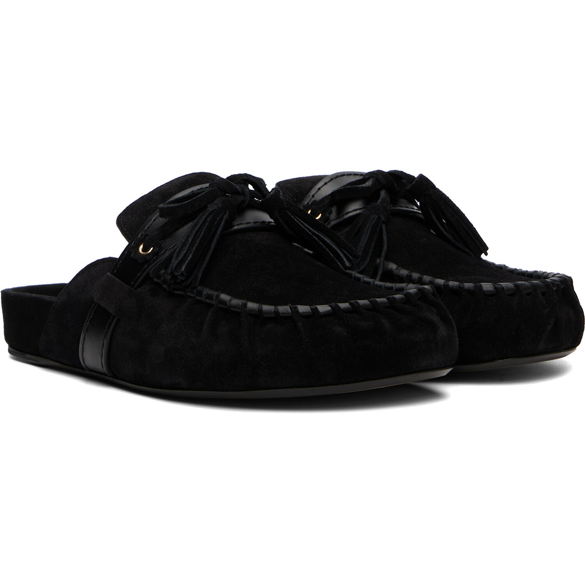 Isabel Marant Black Malvin Mule Loafers