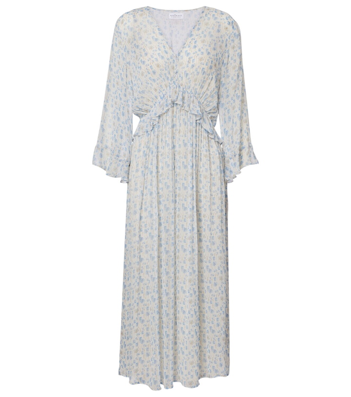 Photo: Velvet Aerin floral sheer maxi dress