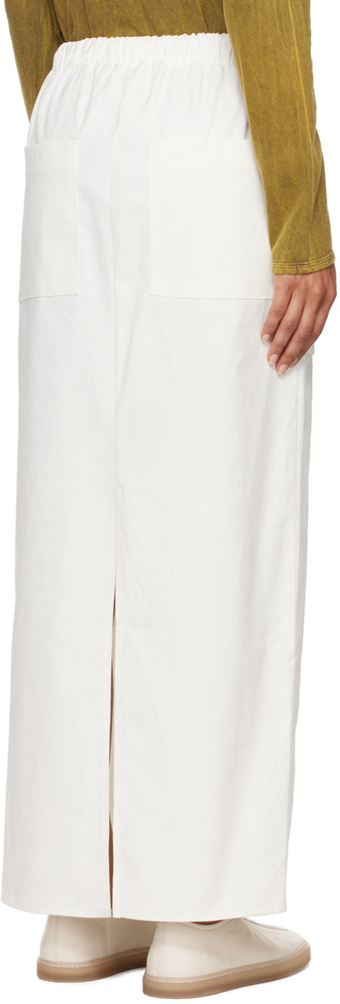 Gabriela Coll Garments White No.282 Midi Skirt