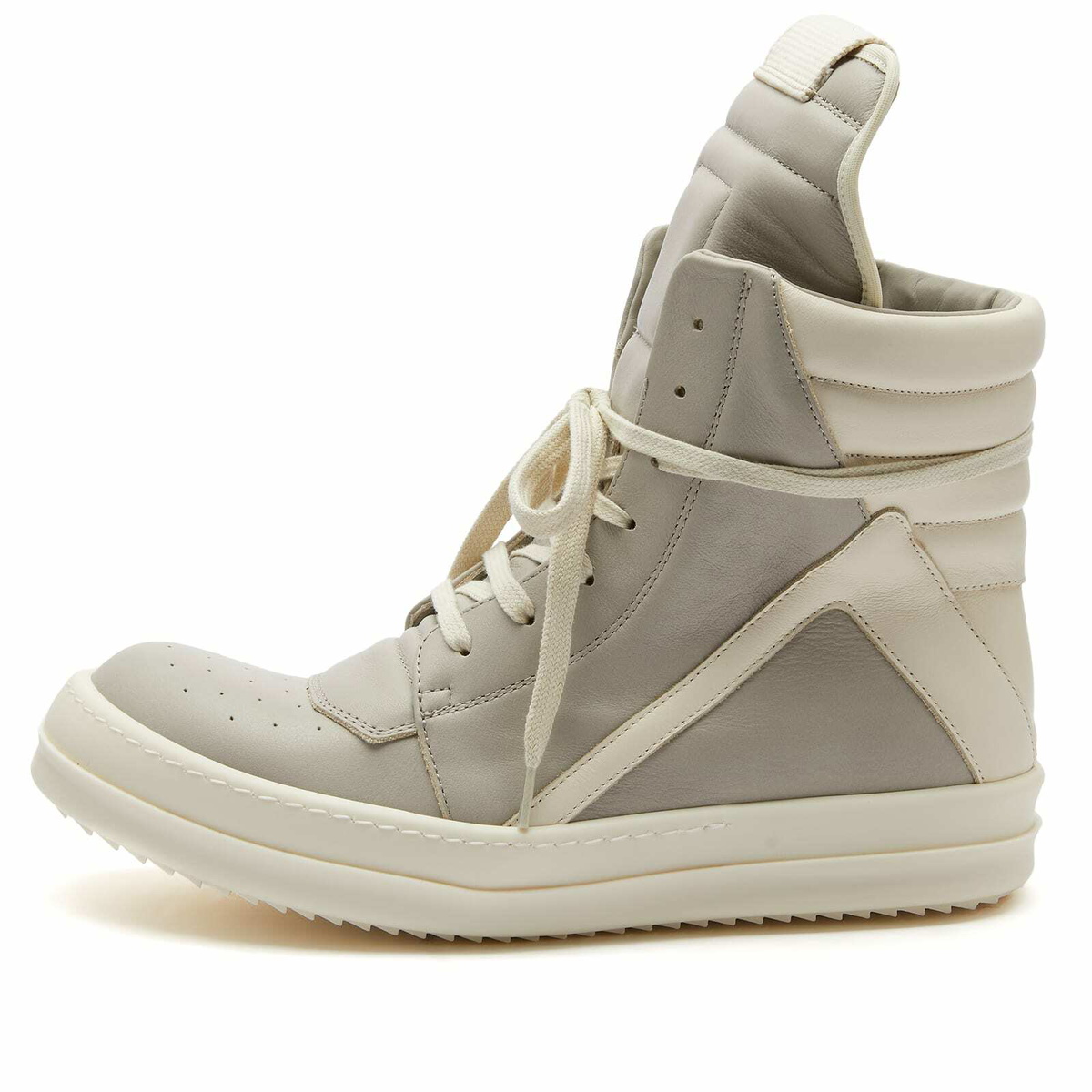 Rick Owens Women's Geobasket Sneakers in Pearl