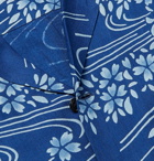 Blue Blue Japan - Camp-Collar Printed Woven Shirt - Blue