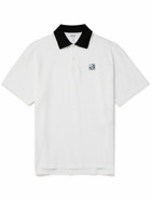 Loewe - Anagram Logo-Embroidered Cotton-Piqué Polo Shirt - White