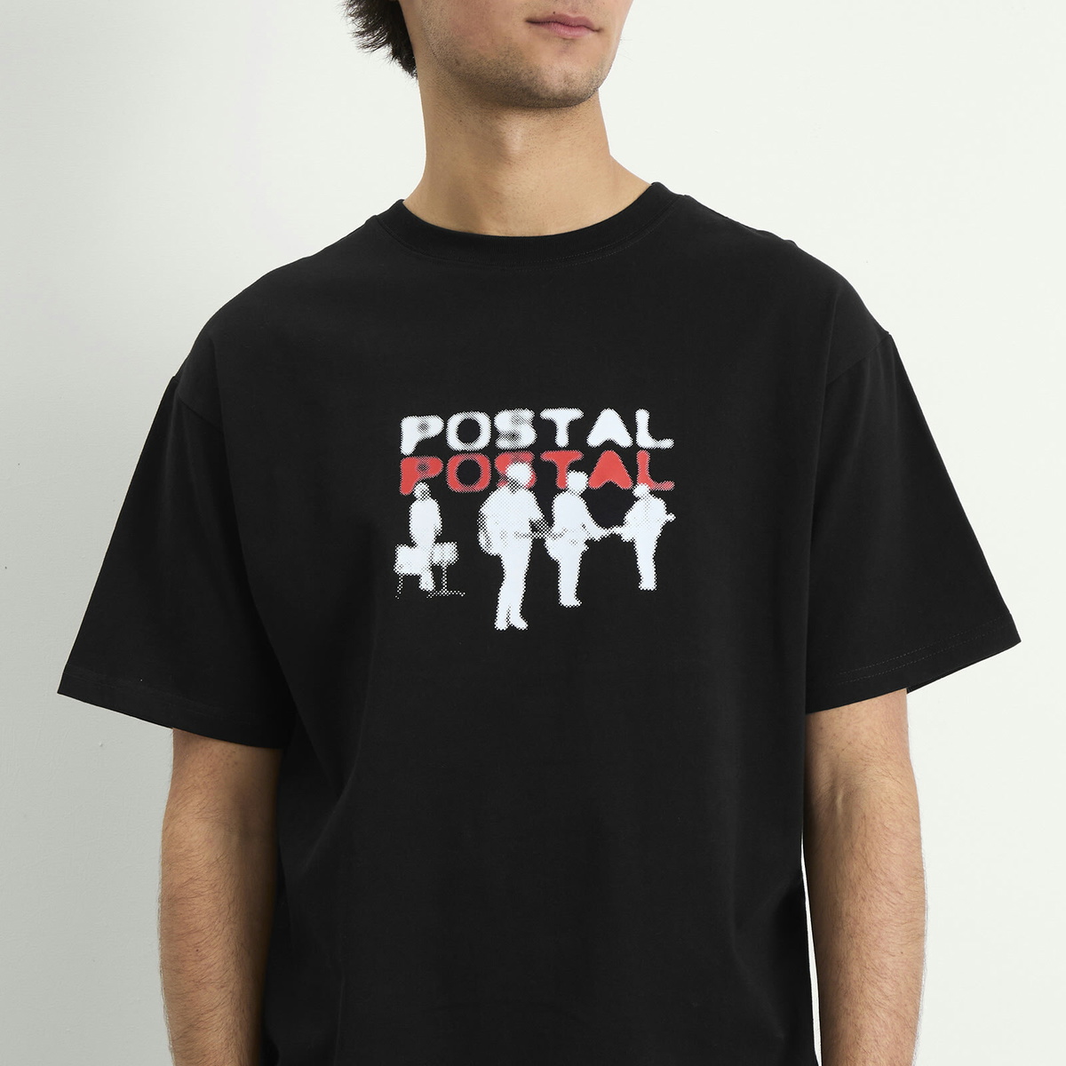 POSTAL Men's Candy T-Shirt in Black