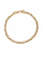 Lizzie Mandler Fine Jewelry 18K Yellow Gold Knife Edge Diamond Bracelet