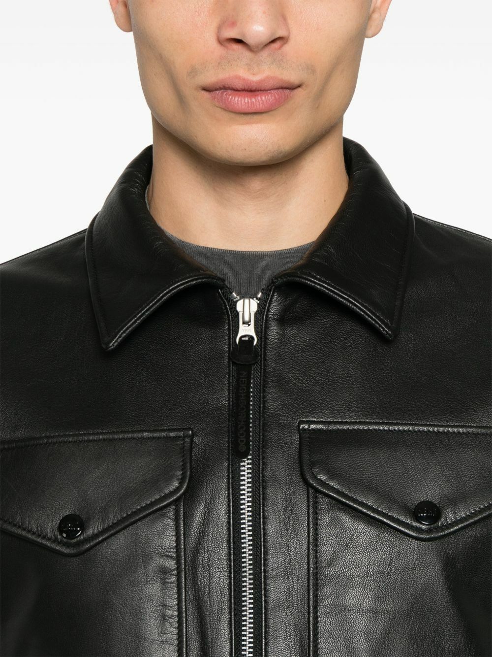 ジャケット・アウター NEIGHBORHOOD / LEATHER DOWN / SL-JKT Neighborhood Leather Jacket Neighborhood
