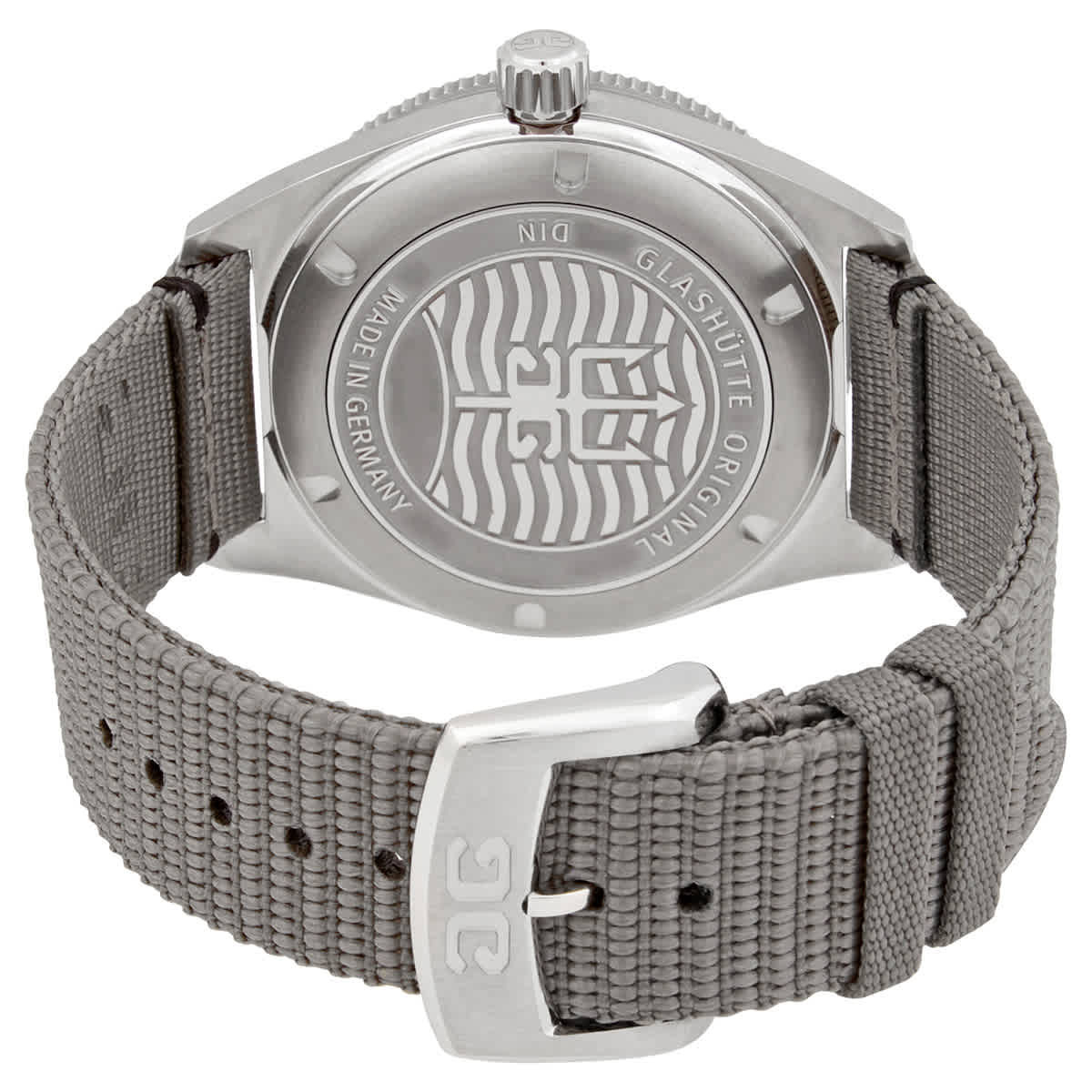 Glashutte Original SeaQ Automatic Green Dial Mens Watch 1-39-11-13-83-08