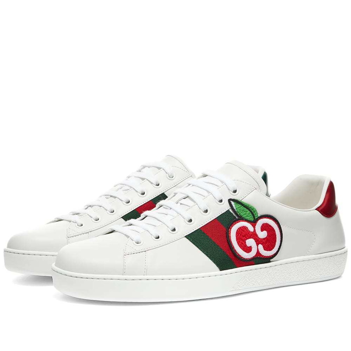 Photo: Gucci Apple Logo New Ace Sneaker