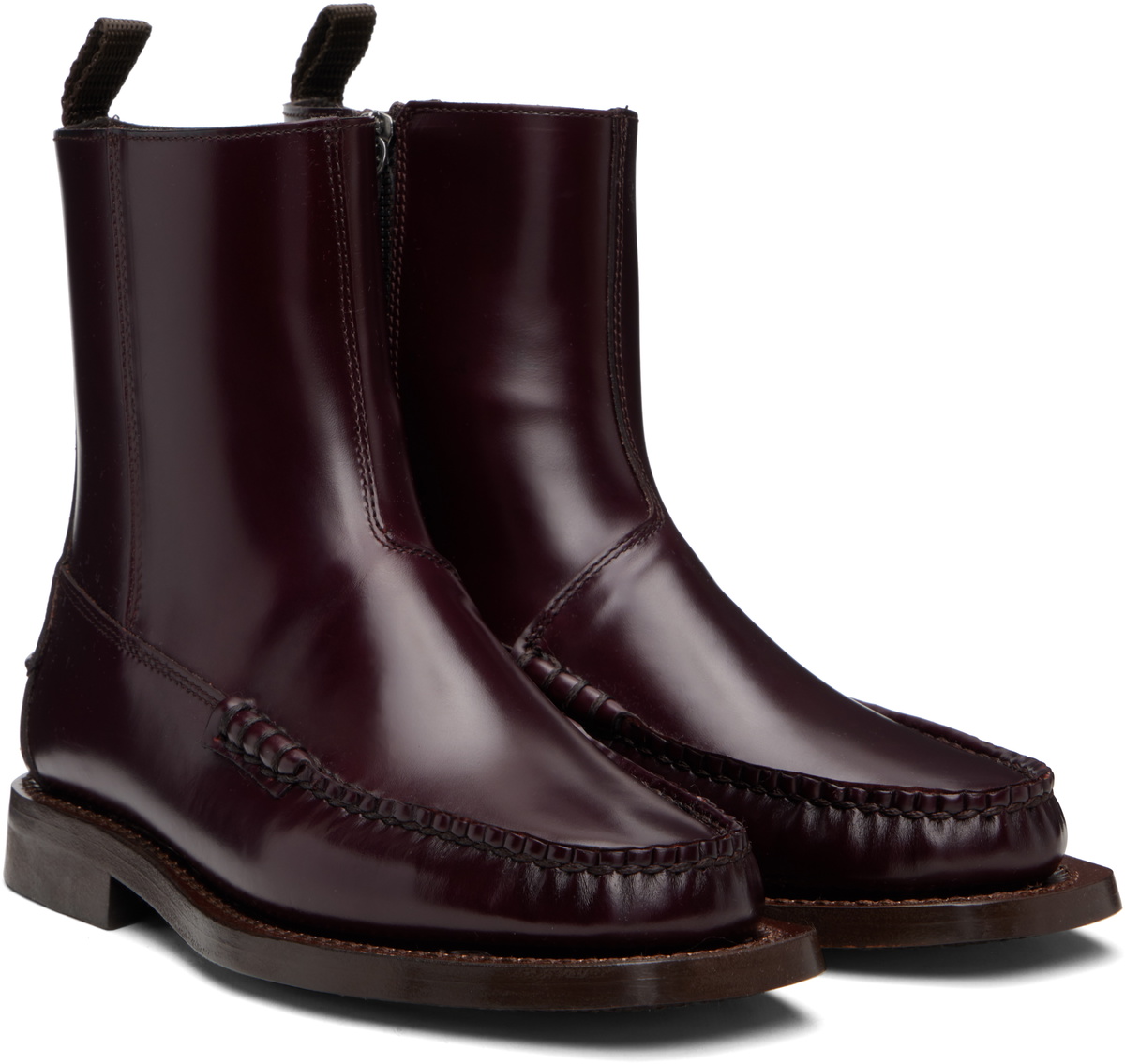 HEREU Burgundy Andreu Boots