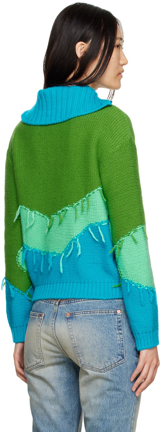 Andersson Bell Blue & Green Mountain Sweater Andersson Bell