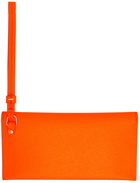 Maison Margiela Orange Large Leather Wallet