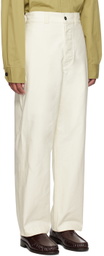 MHL by Margaret Howell Off-White Firemans Trousers