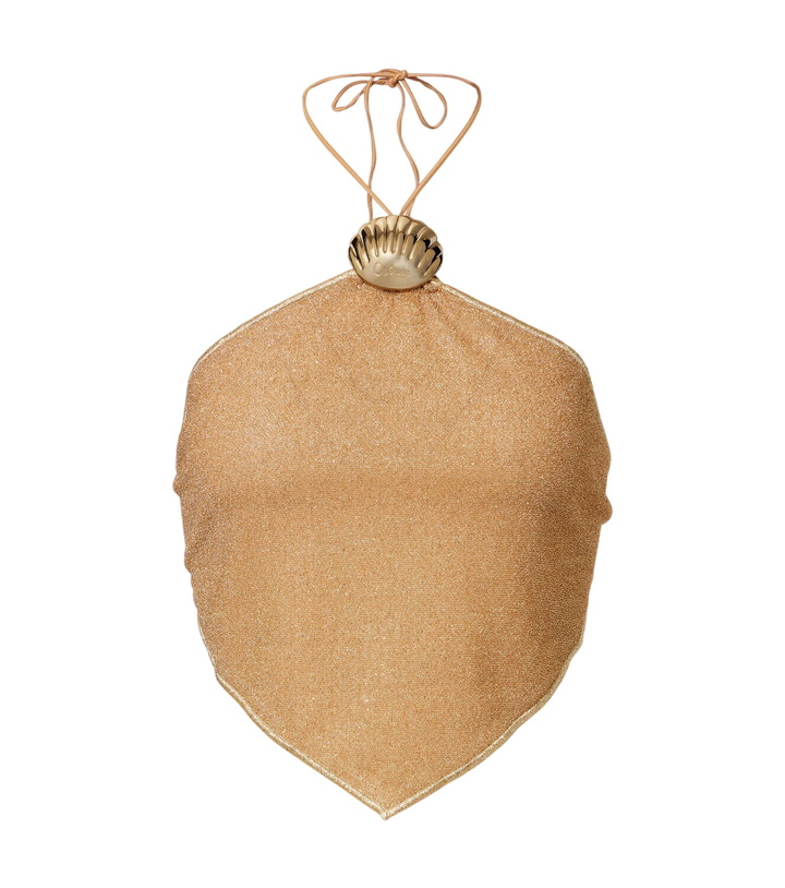 Photo: Oséree Lumière halterneck crop top