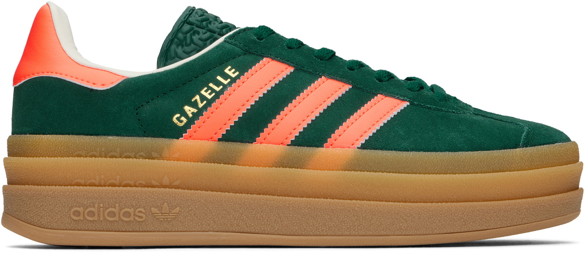 adidas gazelle silver green womens Big Kids' Adidas Gazelle Bold 