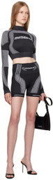 MISBHV Black Biker Sport Shorts