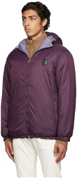Dunhill Reversible Purple Hooded Jacket