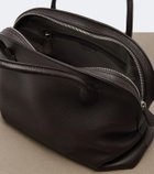 The Row Agnes Small leather top-handle bag