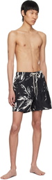 Wales Bonner Black Althea Shorts