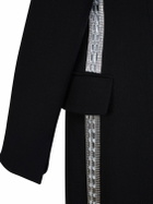 CHLOÉ Embellished Wool Crepe Long Coat