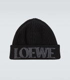 Loewe Logo wool beanie