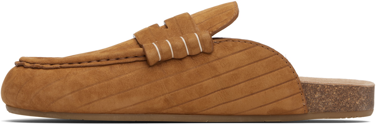 JW Anderson Tan Stitch Loafers