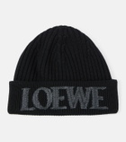 Loewe Logo wool beanie