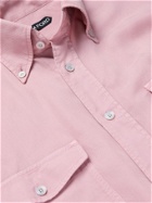 TOM FORD - Button-Down Collar Lyocell Shirt - Pink