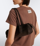 Khaite Donna Medium suede shoulder bag