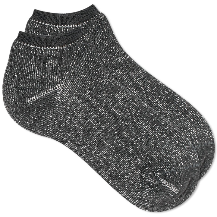 Photo: RoToTo Washi Pile Short Sock in Charcoal