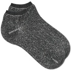 RoToTo Washi Pile Short Sock in Charcoal