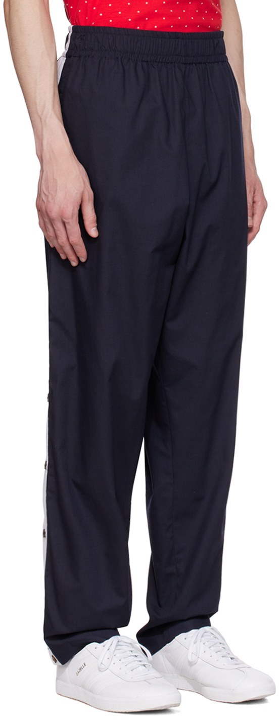 CHLOé NARDIN Navy Buttoned Track Pants