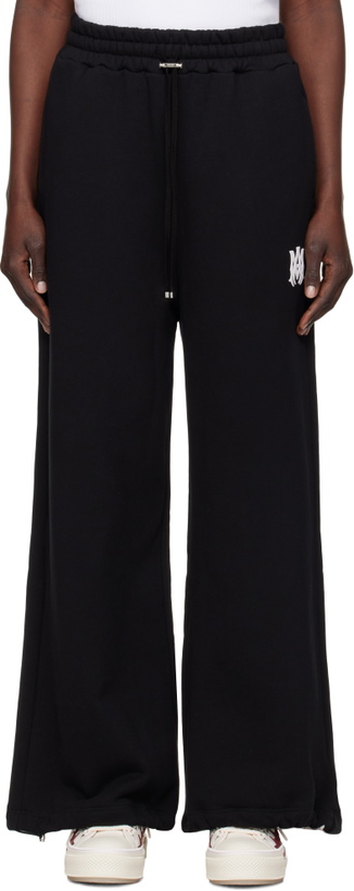 Photo: AMIRI Black MA Core Logo Sweatpants