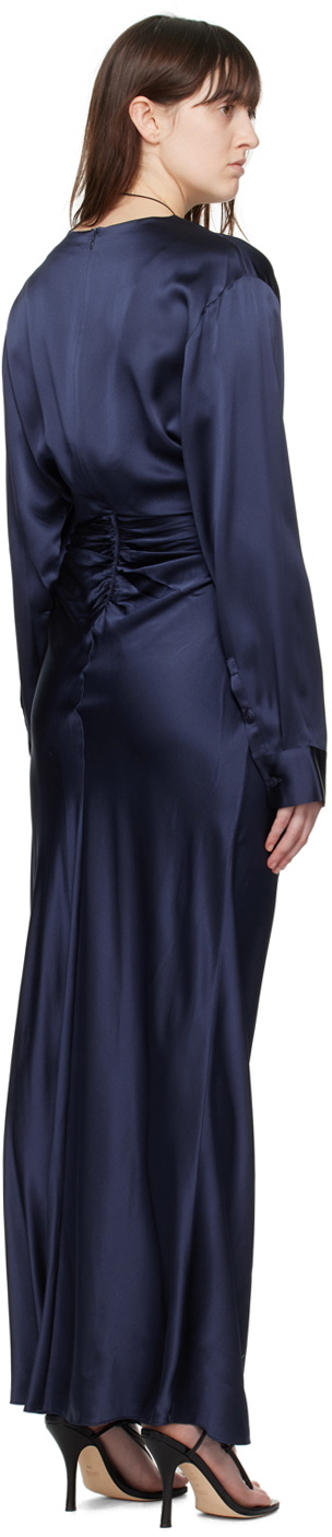 christopher esber triquetra dress blue Christopher Esber Blue Triquetra Maxi Dress Christopher Esber