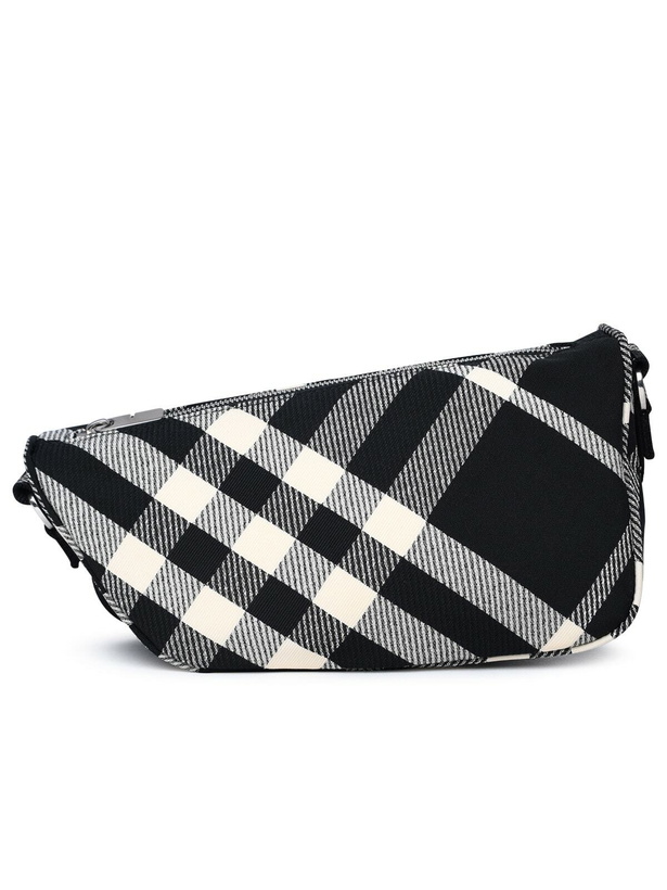 Photo: Burberry shield Messenger Black Cotton Blend Crossbody Bag