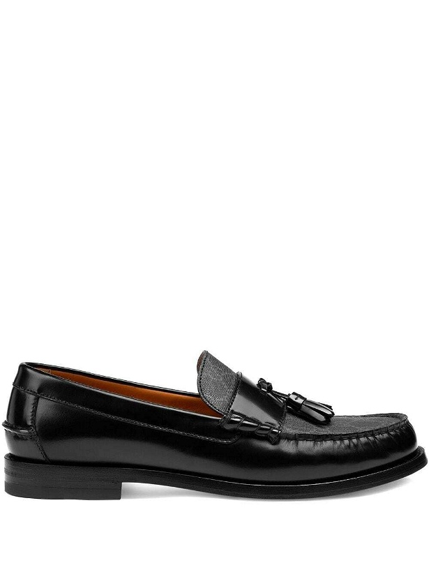 Photo: GUCCI - Moccasin In Gg Leather